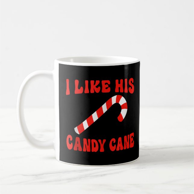Mug J'Aime Son Sucre de canne Drôle Couples de Noël Ma (Gauche)