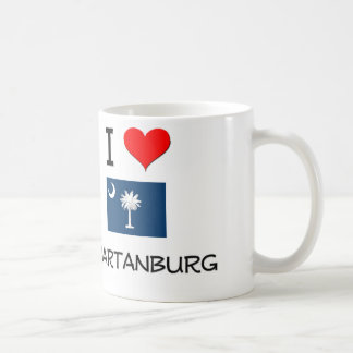 Mug J'aime Spartanburg la Caroline du Sud