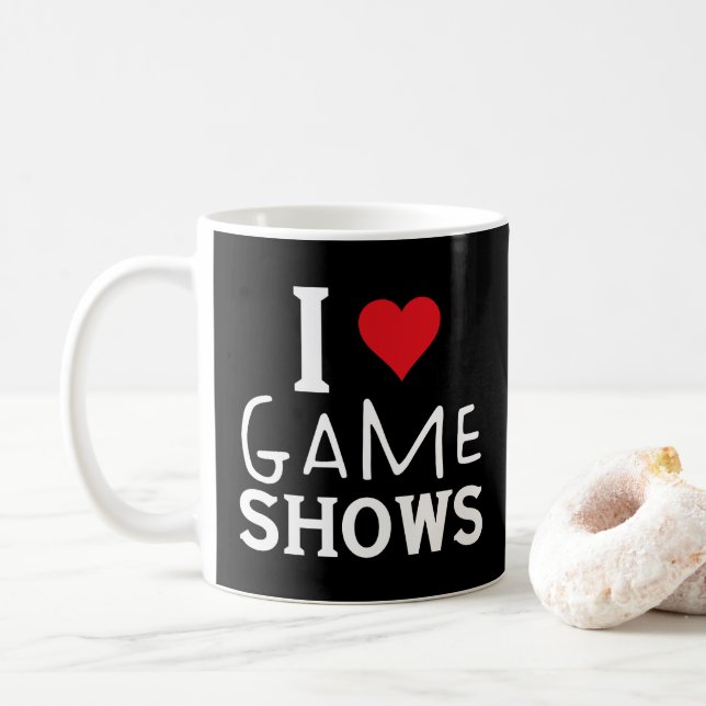 Mug J'Aime Spectacles De Jeu, Drôle Disant Jeu Spectac (Avec donut)