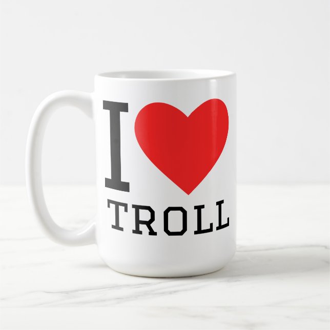 Mug J'aime troll (Gauche)