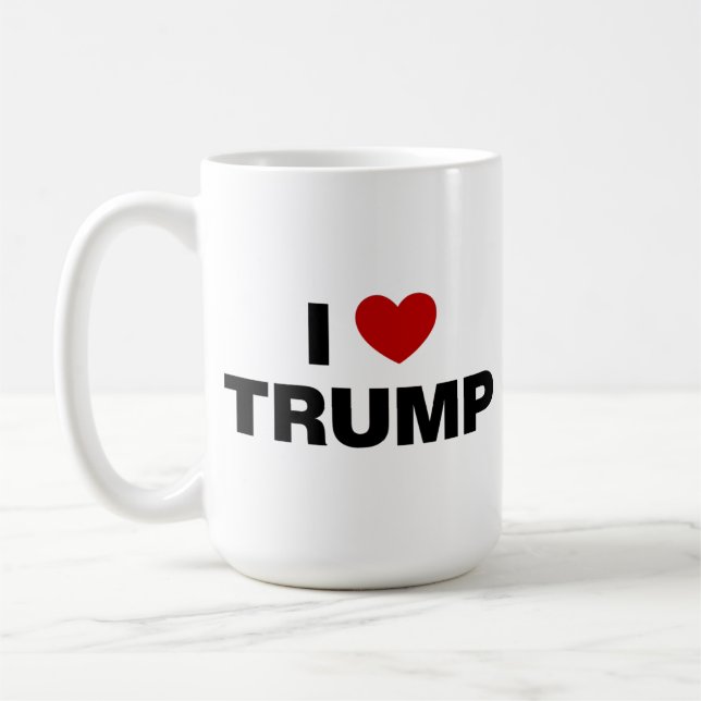 Mug J'aime Trump (Gauche)