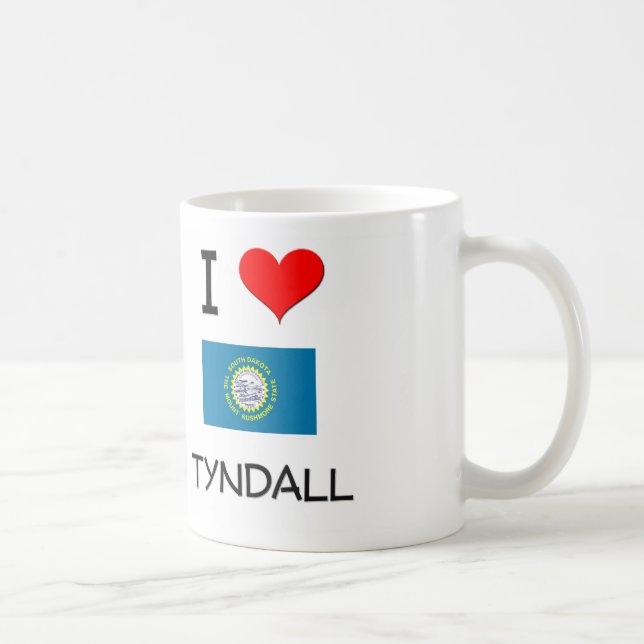 Mug J'aime Tyndall le Dakota du Sud (Droite)