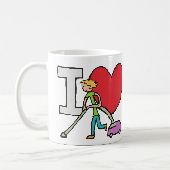 Mug J'Aime Vacuumer (Gauche)