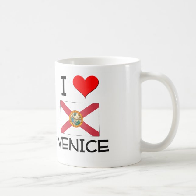 Mug J'aime VENISE la Floride (Droite)