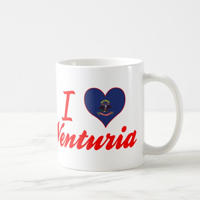 Mug J'aime Venturia, le Dakota du Nord (Droite)