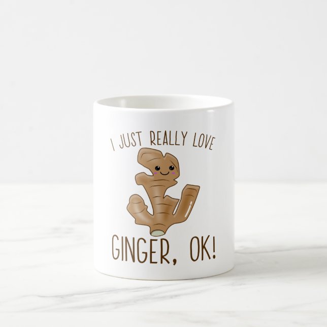 Mug J'Aime Vraiment Ginger Ok ! Kawaii Ginger (Centre)