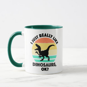 Mug J'Aime Vraiment Les Dinosaures, OK ?