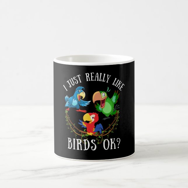 Mug J'aime vraiment les oiseaux ok ? (Centre)