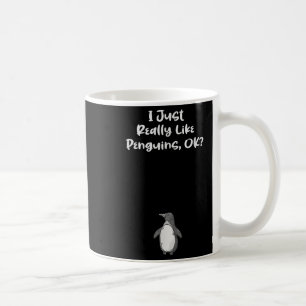 Mug J'Aime Vraiment Les Pingouins Citation Drôle