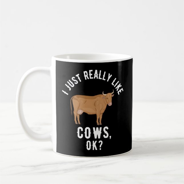 Mug J'Aime Vraiment Les Vaches Ok (Gauche)