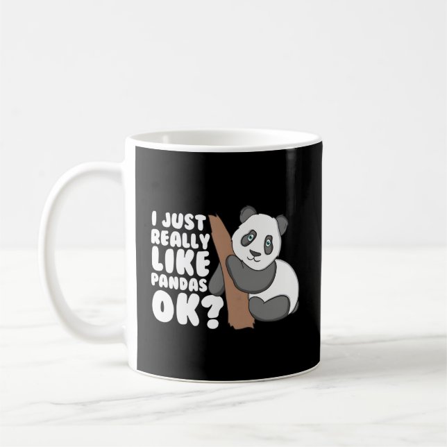 Mug J'Aime Vraiment Pandas Ok Panda (Gauche)