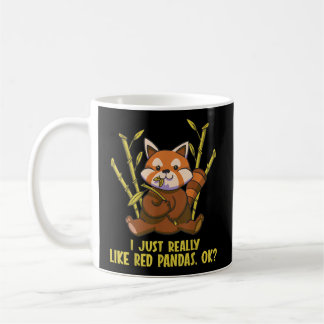 Mug J'Aime Vraiment Red Pandas Red Panda
