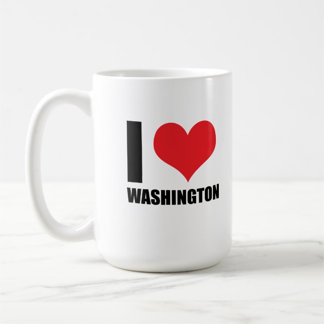 Mug J'aime Washington (Gauche)