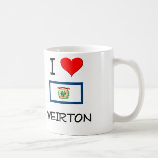 Mug J'aime Weirton la Virginie Occidentale