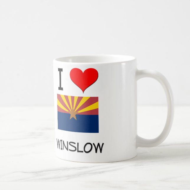 Mug J'aime WINSLOW Arizona (Droite)