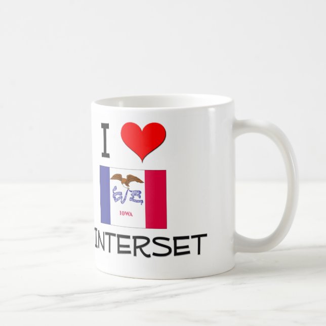 Mug J'aime WINTERSET Iowa (Droite)