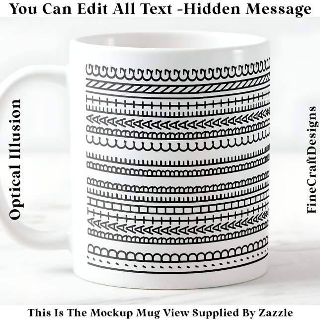Mug J'aimerais mieux être en train de créer Message ca (Créateur téléchargé)