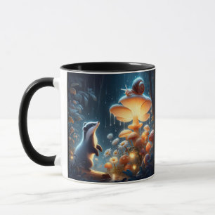 Mug J'aimerais que vous viviez à côté du champignon Ba