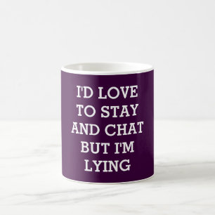Mug J'aimerais rester mais je me trouve