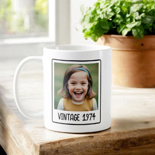 Mug Jalon vintage Anniversaire Garde photo