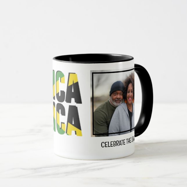 Mug JAMAICA - Couples photo (Devant droit)