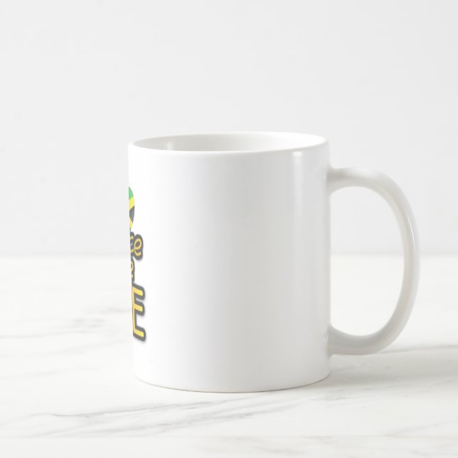 Mug Jamaïque amour pour la paix irie (Droite)