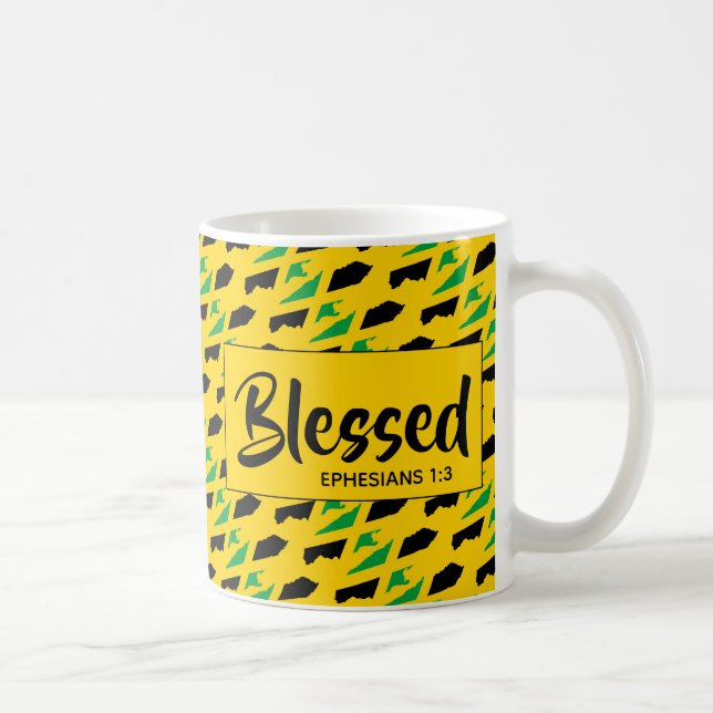 Mug JAMAÏQUE Bienheureux Éphésiens Écritures chrétienn (Droite)