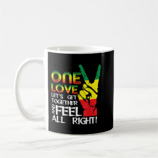 Mug Jamaïque One Love Reggae Drapeau de la Caribbean M