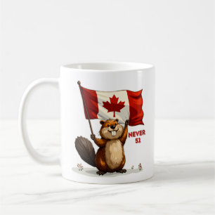 Mug Jamais 51, Canada Drapeau canadien Feuille d'érabl
