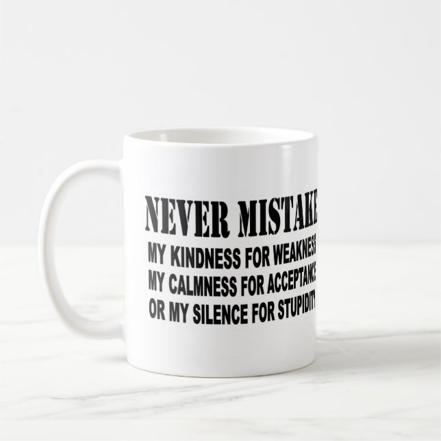 MUG JAMAIS ERREUR (Gauche)