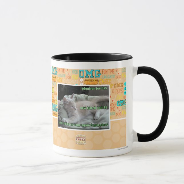 Mug Jamais plus dans une cage (Droite)