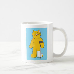 Mug Jambe cassée, chat avec la jambe en plâtre