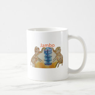 Mug Jambo Jumbo African Kids Elephants Art Imprimer