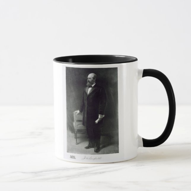 Mug James Abram Garfield, 20ème président du St uni (Droite)