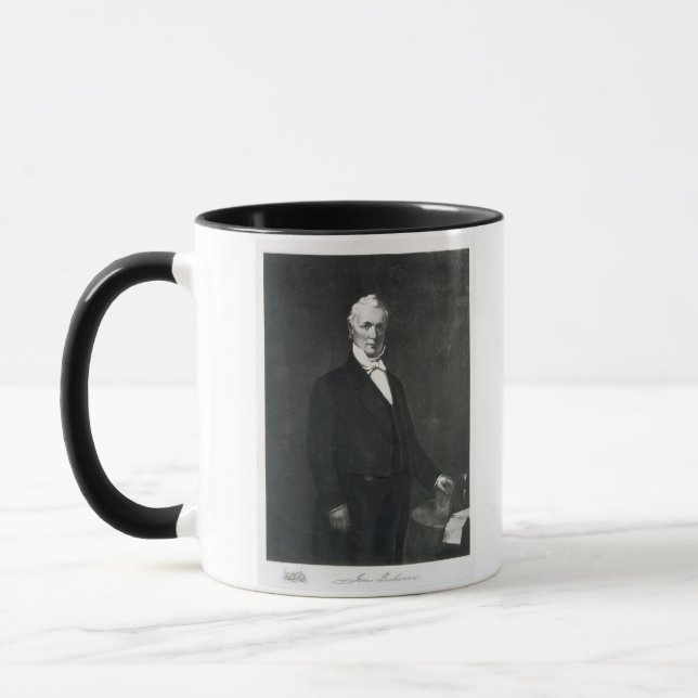 Mug James Buchanan, 15ème président de l'état uni (Gauche)