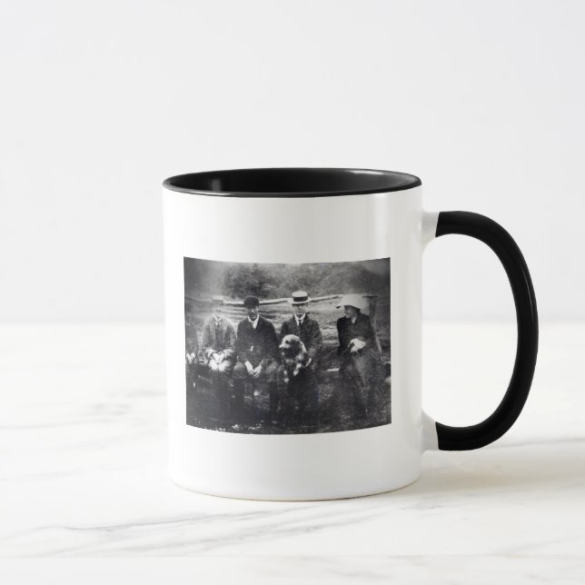 Mug James et Lytton Strachey avec Thoby, Adrian (Droite)