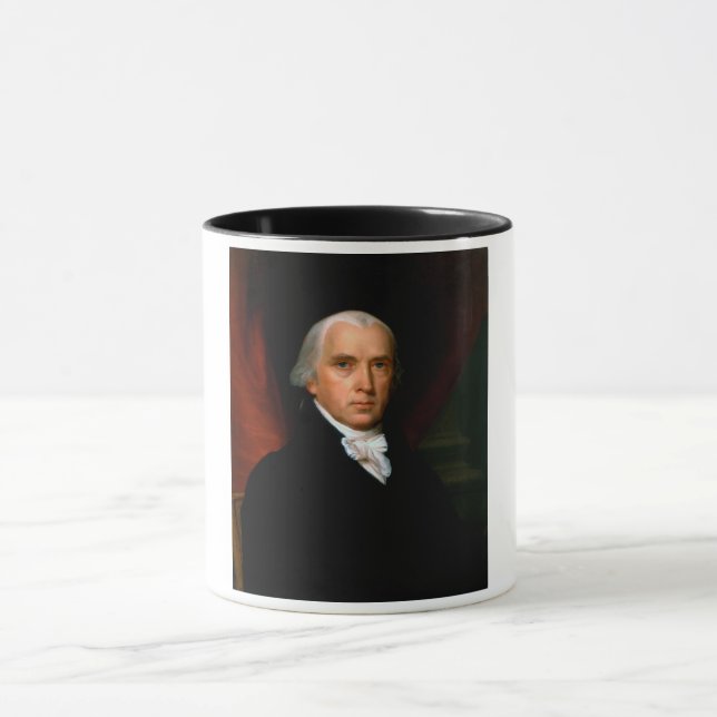 Mug James Madison 4e président des États-Unis (Centre)