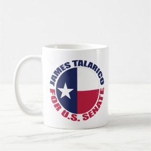 Mug James Talarico pour le Sénat américain Drapeau du