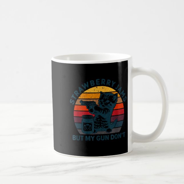 Mug Jams de fraise mais pas de raton laveur drôle pour (Droite)