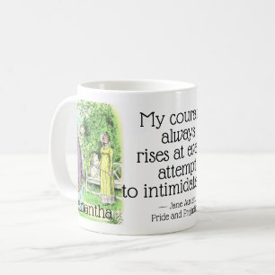 Mug Jane Austen Fierté et préjugés Citation de livre d