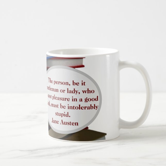Mug Jane Austen plaisir du roman (Droite)