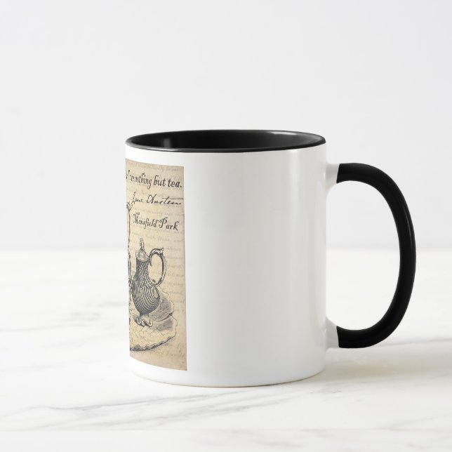 Mug Jane Austen : Rien mais thé (Droite)
