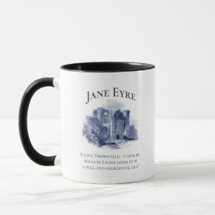 Mug Jane Eyre - I Love Thornfield - Château