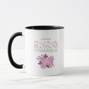 Mug Jane Eyre - Pas de fleurs transitaires - Roses ros