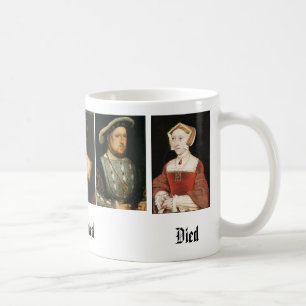 Mug Jane Seymour, Catherine d'Aragon, Anne Boleyn,…