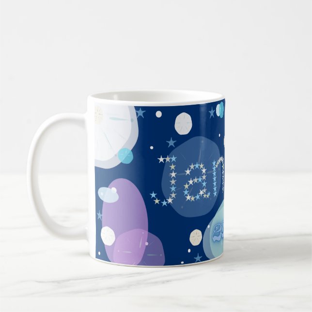 Mug January Sand Dollars (Gauche)