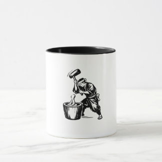 Mug Japanese Mochi Pounding