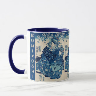 Mug Japanese Ukiyo-e – Utagawa Kuniyoshi – Custom Text