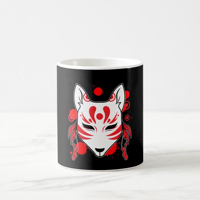 Mug Japonais Fox mignonne Anime Kitsune Kawaii Kami In (Centre)