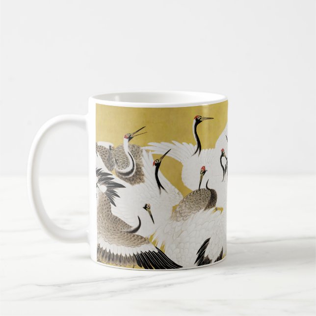 Mug Japonais Grues Vintage Bird Classic (Gauche)